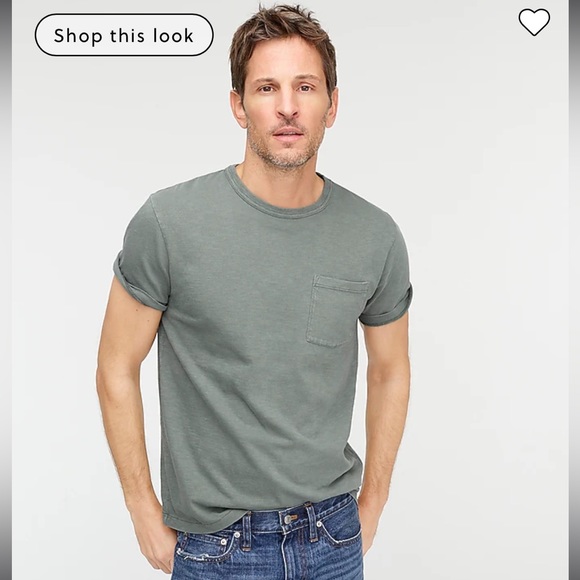 J. Crew Other - J. Crew Garment-Dyed Slub Cotton Crewneck T-shirt - Size Medium